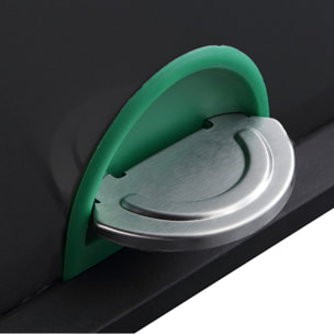 Cubo de reciclaje ecológico 45 litros de 3 compartimentos, reciclaje de basura / cubos de reciclaje, gran capacidad, para papel, vidrio y plástico