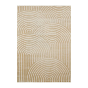 Tapis intérieur motif arches beige 160 x 230 cm - Brad
