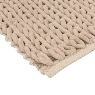 Tapis de bain 50x120cm "Colorama" beige naturel