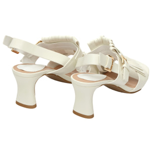 Sandali cinturino regolabile - tacco 7,5 cm