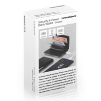 Portafoglio con blocco RFID e power bank Sbanket - nero - 11,3x7x1,6 cm
