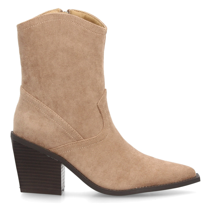 Botín cowboy mujer con tacon