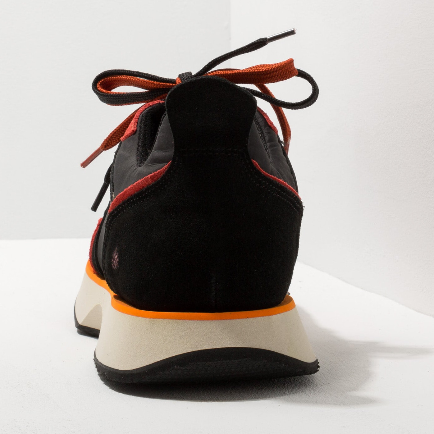 Zapatillas 1781 MULTI LEATHER BLACK-ORANGE/TURIN color Black-orange