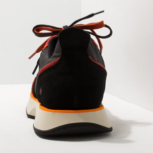 Zapatillas 1781 MULTI LEATHER BLACK-ORANGE/TURIN color Black-orange