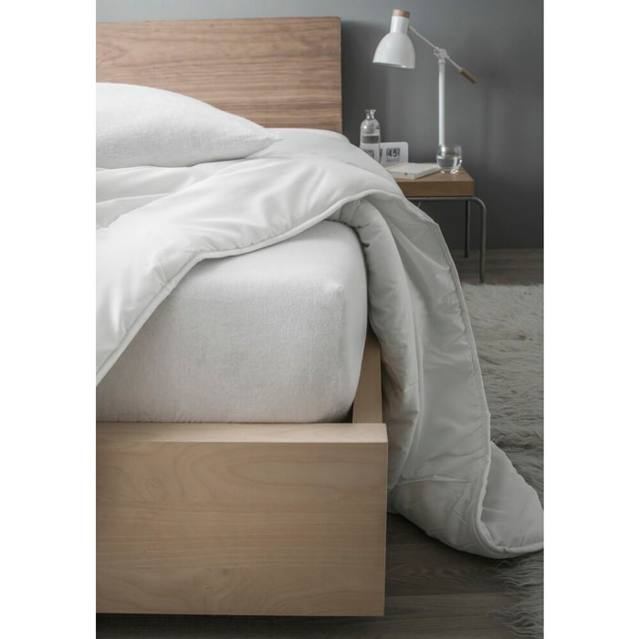 Protège matelas Polycoton imperméable 20/80 Blanc