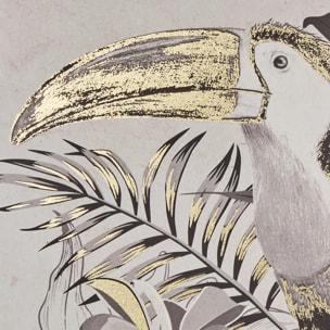 Toile imprimée encadrée Rafi vert 50x70cm