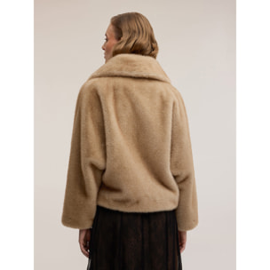Motivi - Giacca effetto peluche Smart Couture - Beige