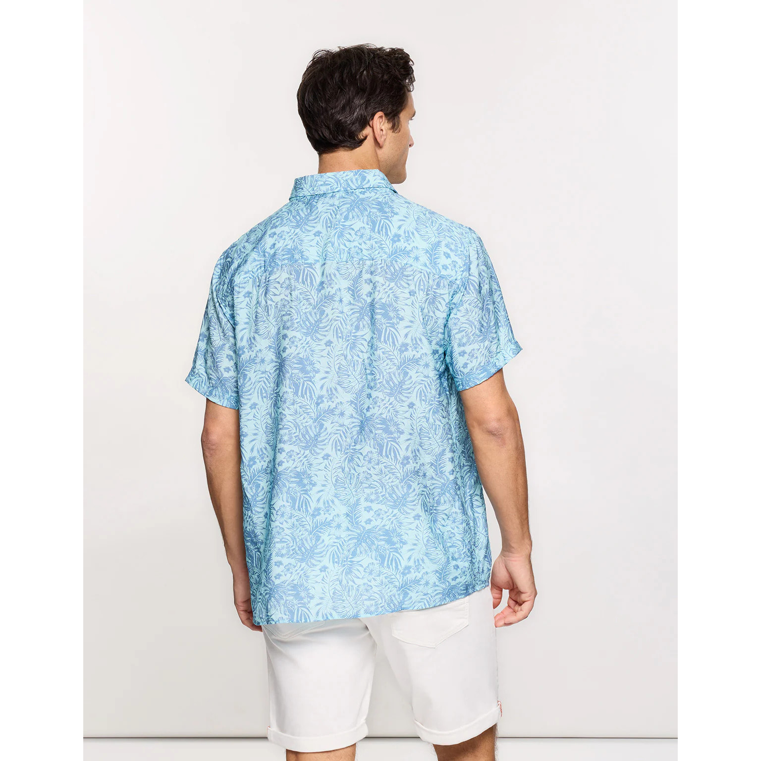 Camisa Manga Corta Azul - Westor