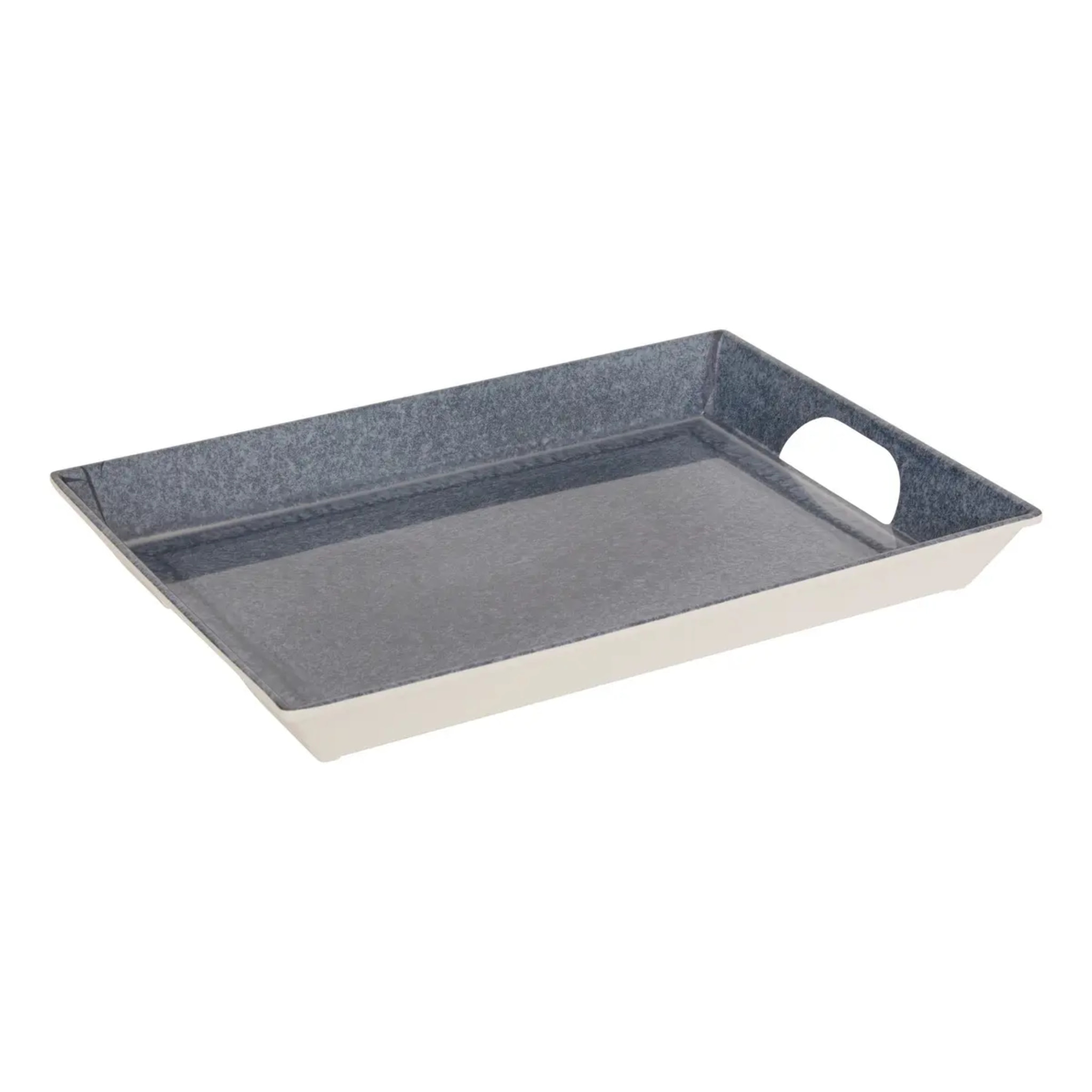Plateau Fanny 40,6x29,6cm bleu