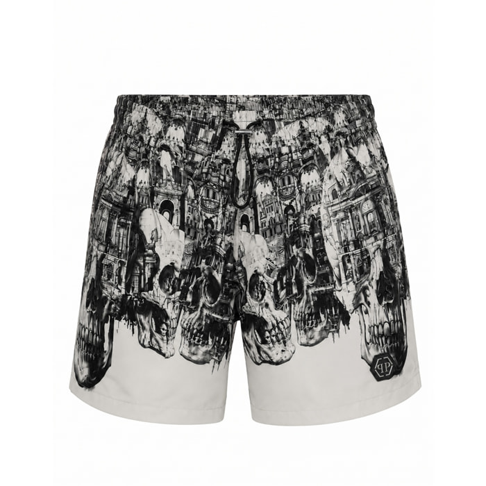 PHILIPP PLEIN Pantalones cortos SKULL