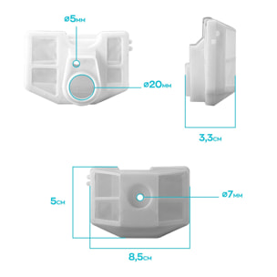 Filtro Dell' Aria Per Motosega 62Cc Ricambio Filtro Aria Compatibile Per Motosega A 2 Tempi 62Cc