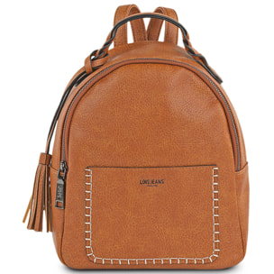 Bolso Mochila Mujer Lois Lindsey Marron