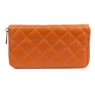 Andali cartera mujer. Piel auténtica acabado Sauvage acolchado.