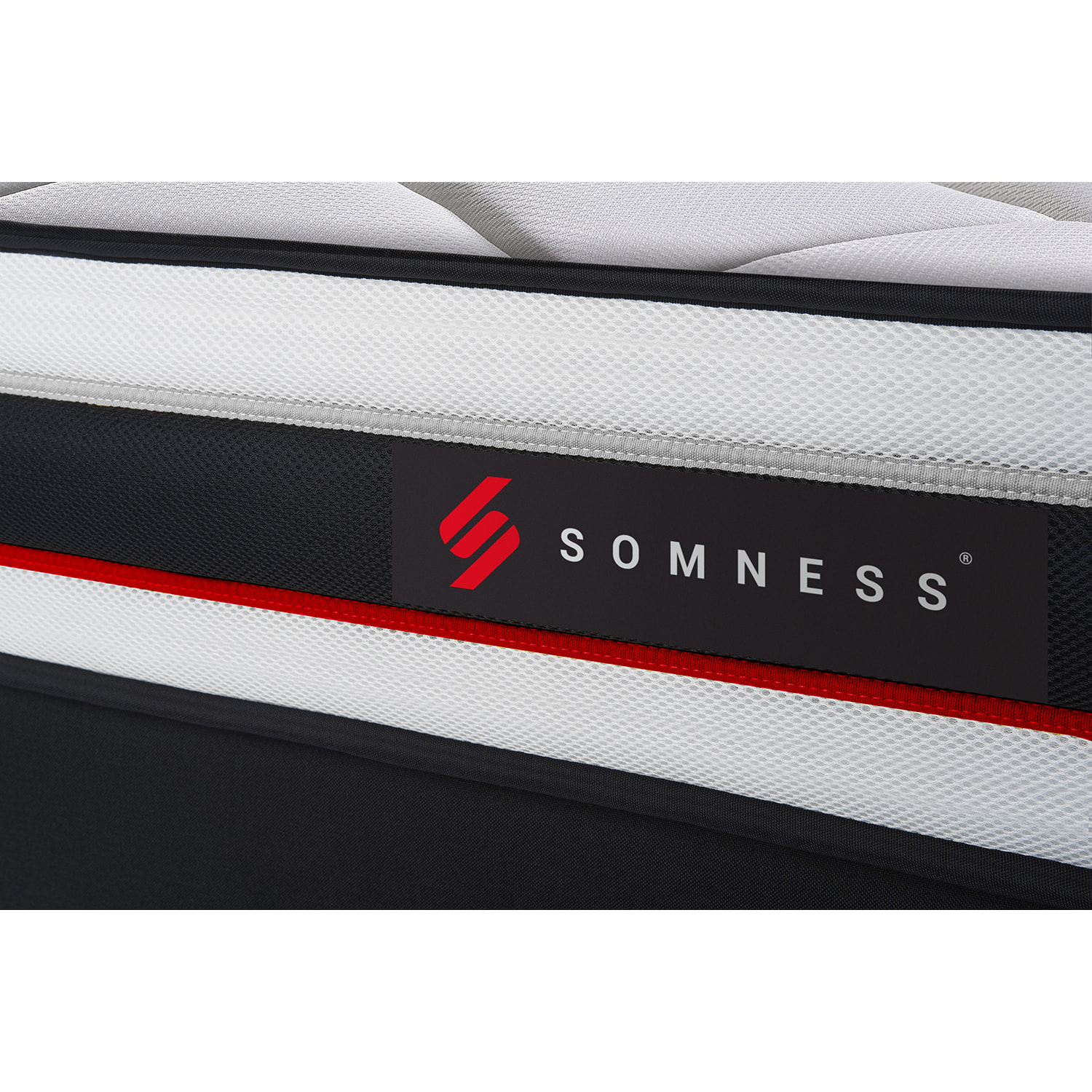 Pack prêt à dormir matelas FORM + sommier kit noir + 2 oreillers mémoire de forme + Couette Percale