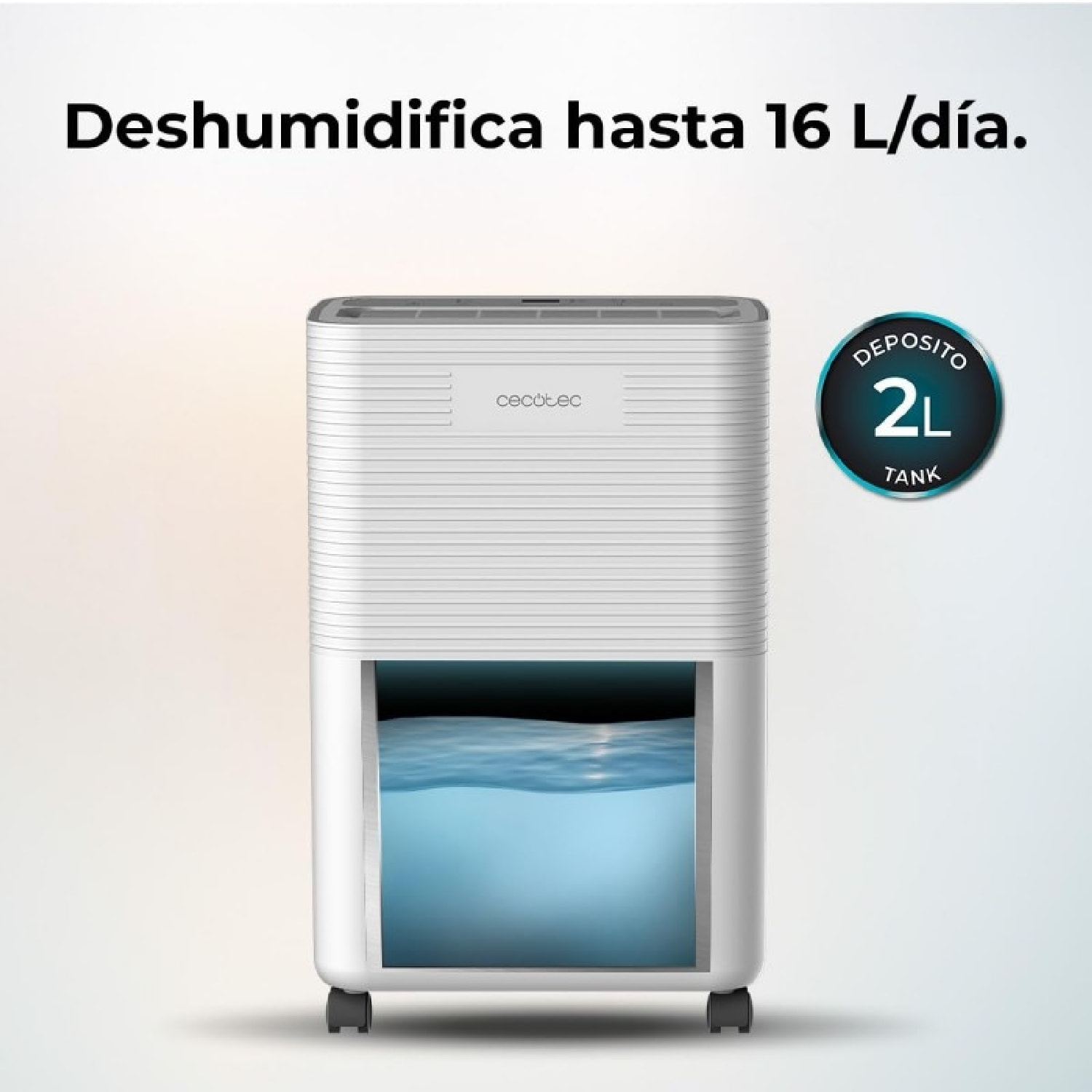 Deshumidificador BigDry 8000 Expert Connected. 16 L/día, Depósito Extraíble de 2