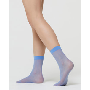 CALZINO VELATO NATALIE CON MICRO MOTIVI ROMBI