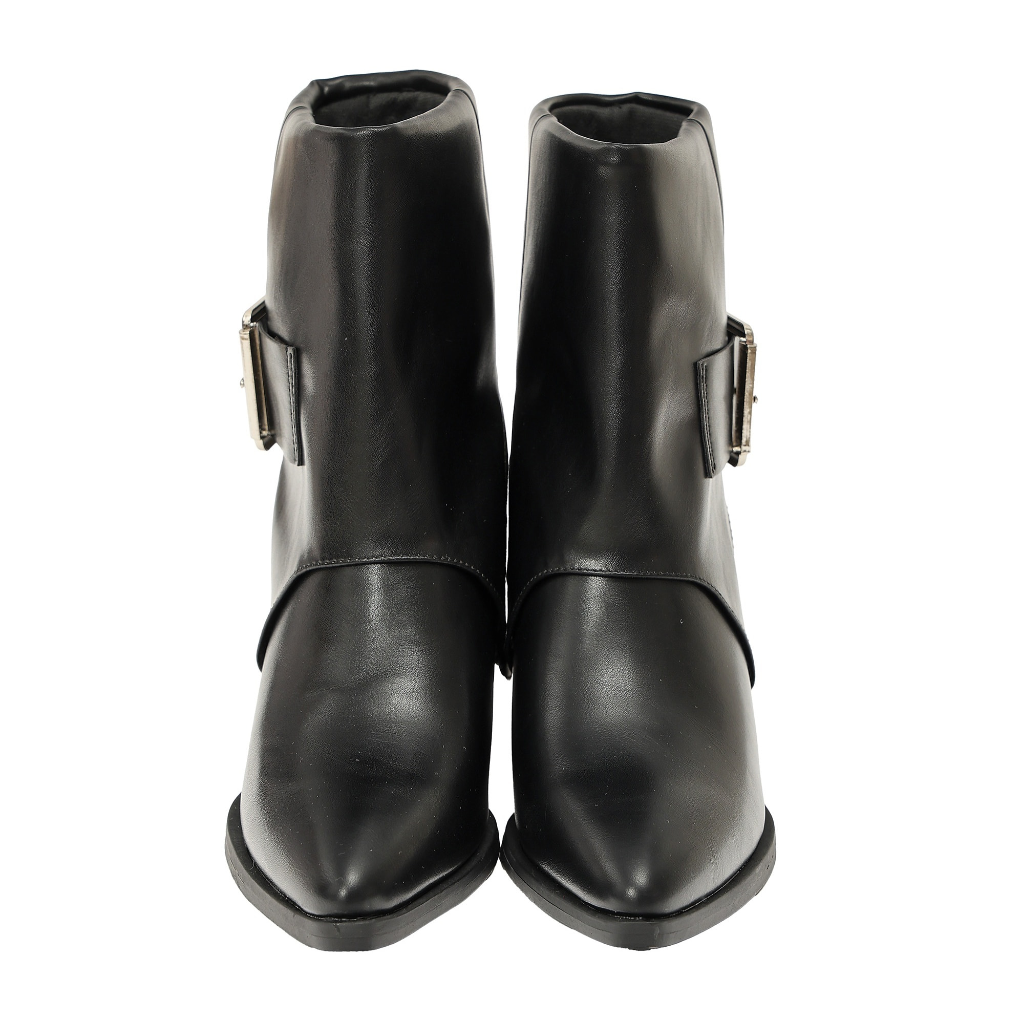 Stivaletto in simil pelle con fibbia