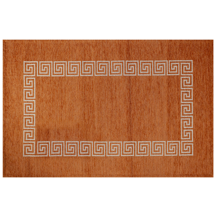 TAPPETO DA CUCINA DIS.CIPRO COL.RUGGINE 57x115 CM CON ANTISCIVOLO