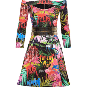 PHILIPP PLEIN Short Dress Jungle Rock