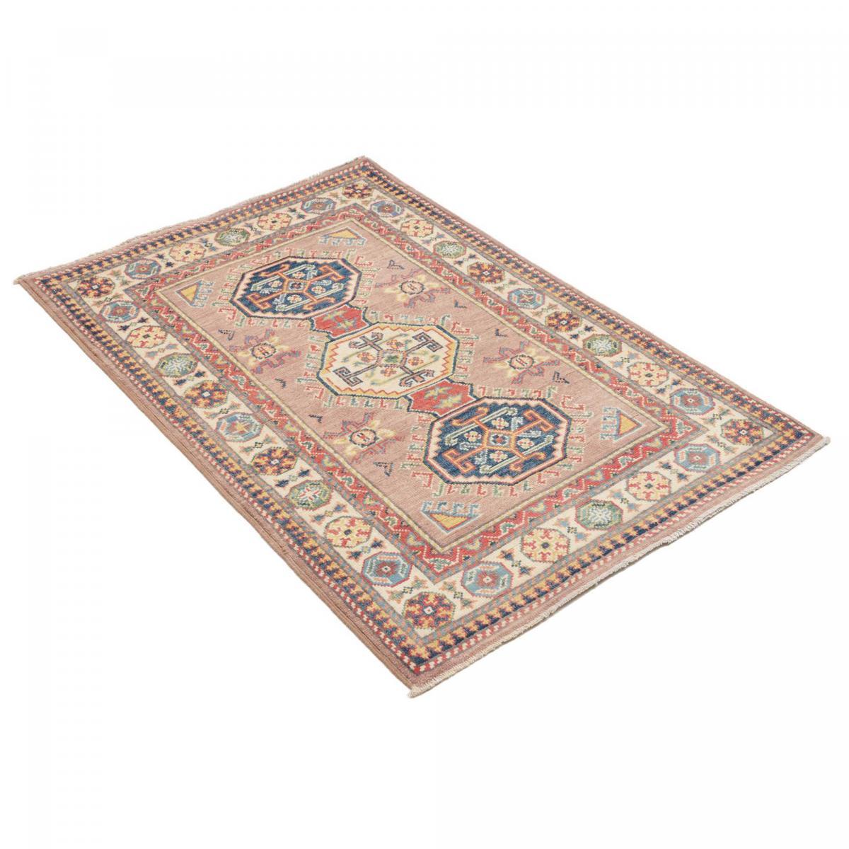 Tapis salon géométrique, noué main en laine, INEJ