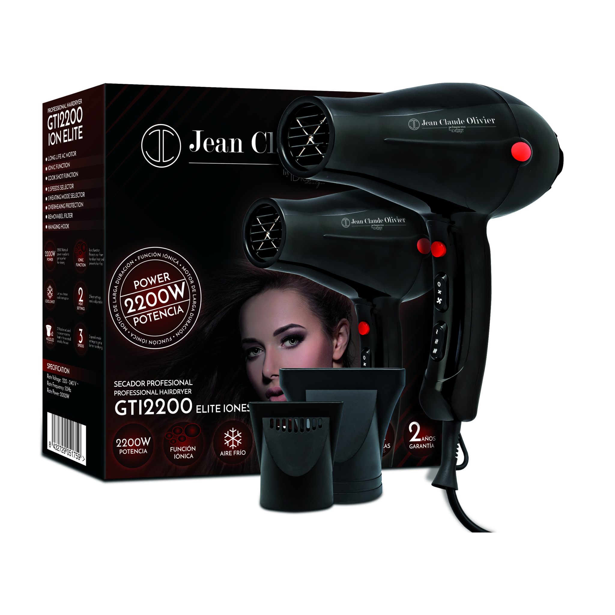 secador 2200 ion elite