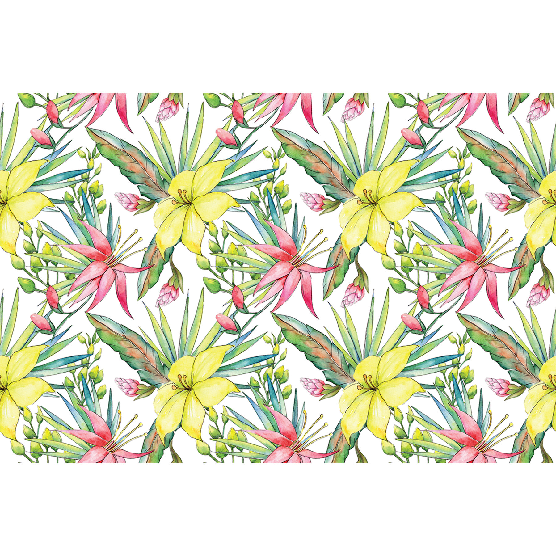 Sticker meuble tropical caballeros 40 x 60 cm