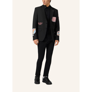 PHILIPP PLEIN Gigolo Fit Blazer Ice Cream Patches