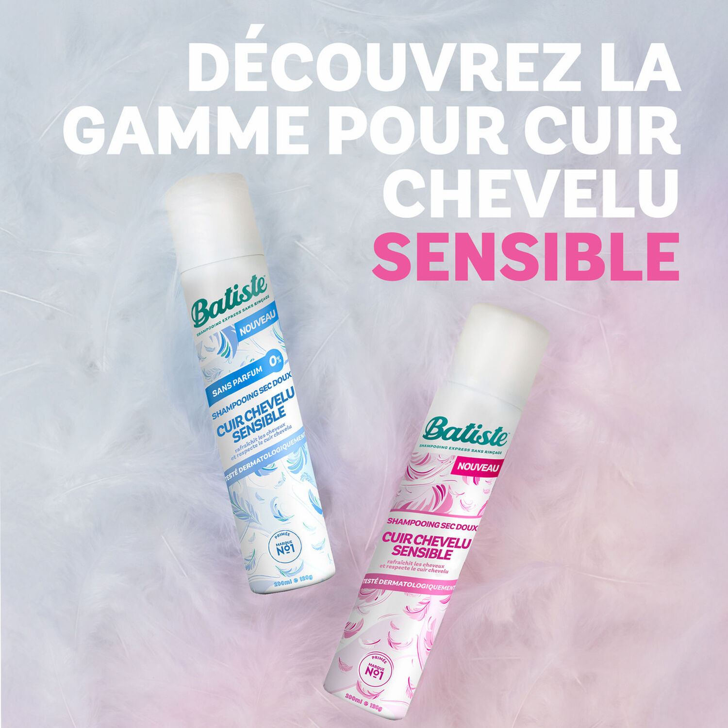 Shampooing Sec - Cuir Chevelu Sensible Légèrement Parfumé 200 ml