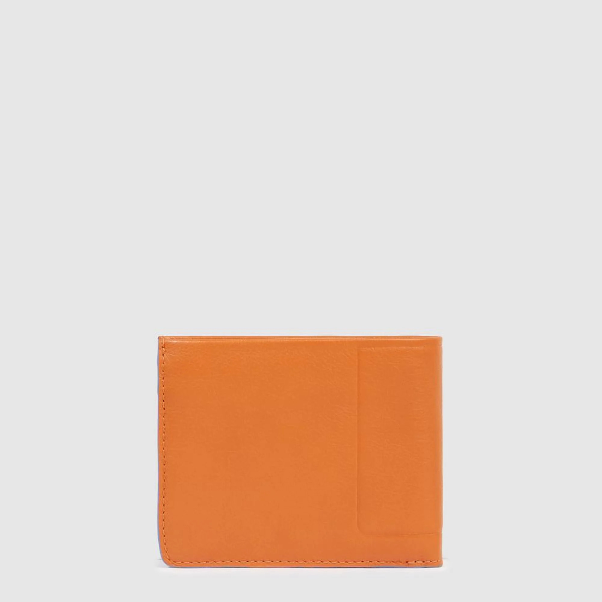 Piquadro Portafogli in pelle con volantino porta documenti, porta carte di credito e protezione RFID