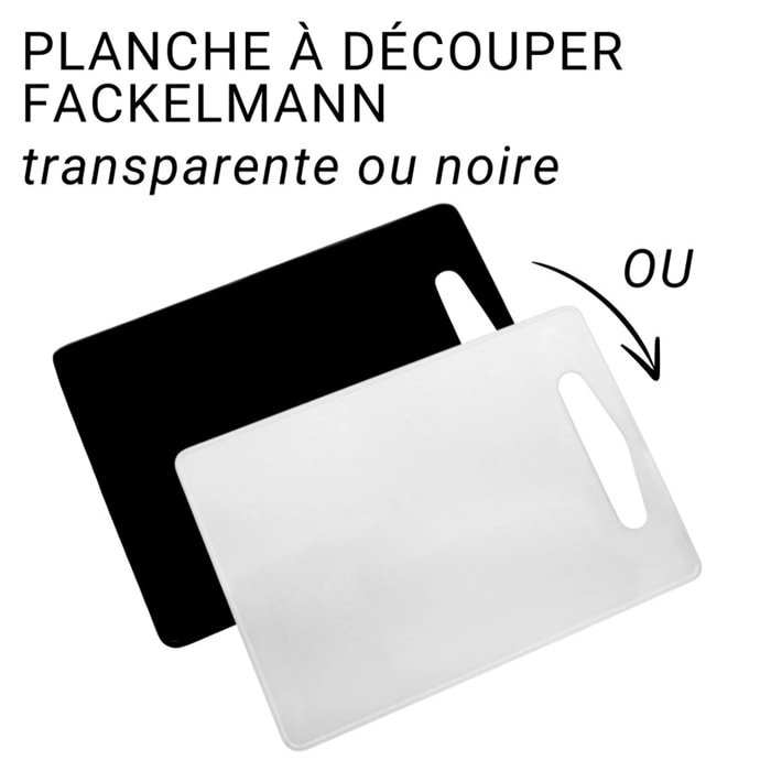 Planche à découper en plastique 34 x 24 cm Fackelmann Basic