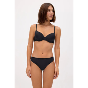 Reggiseno con ferretto e imbottitura Nero