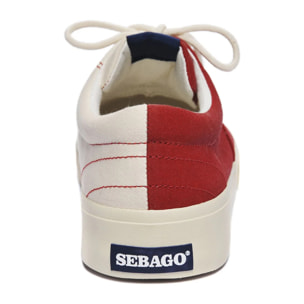 Sneakers Sebago Uomo Rosso JOHN FLAGS