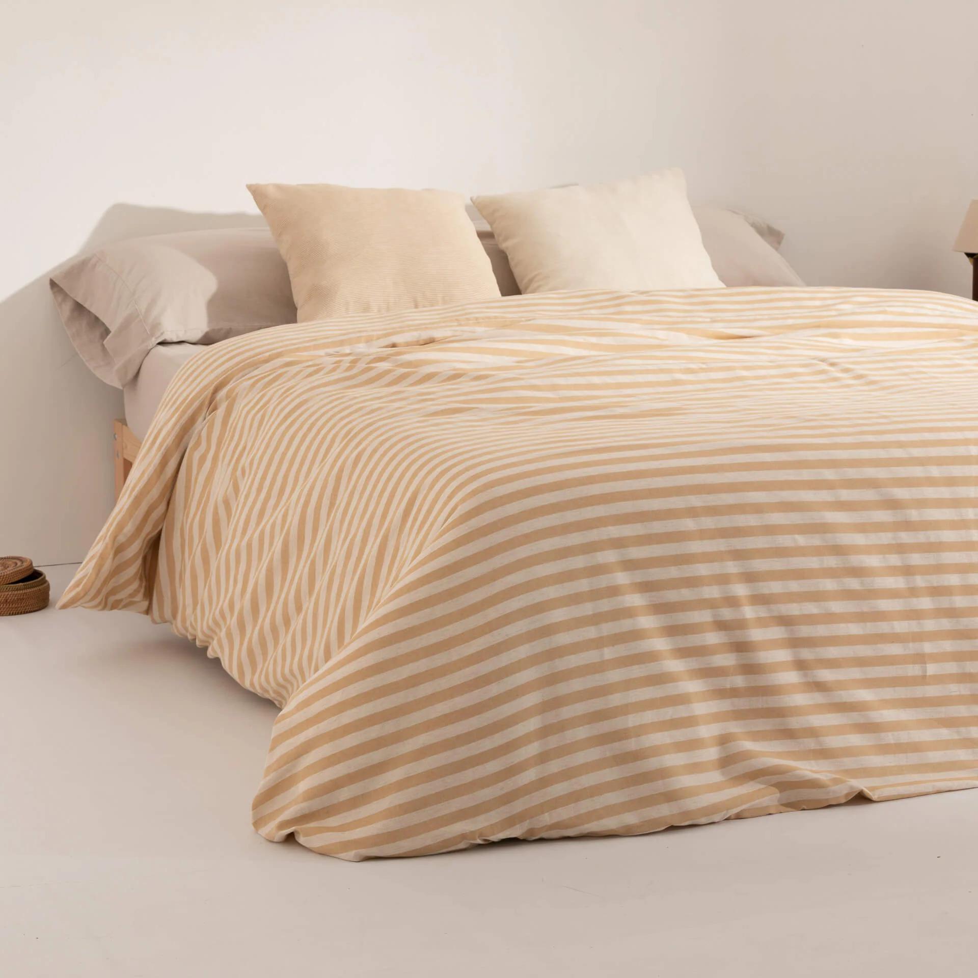 Housse de couette jacquard Jávea Grand Amber Gold