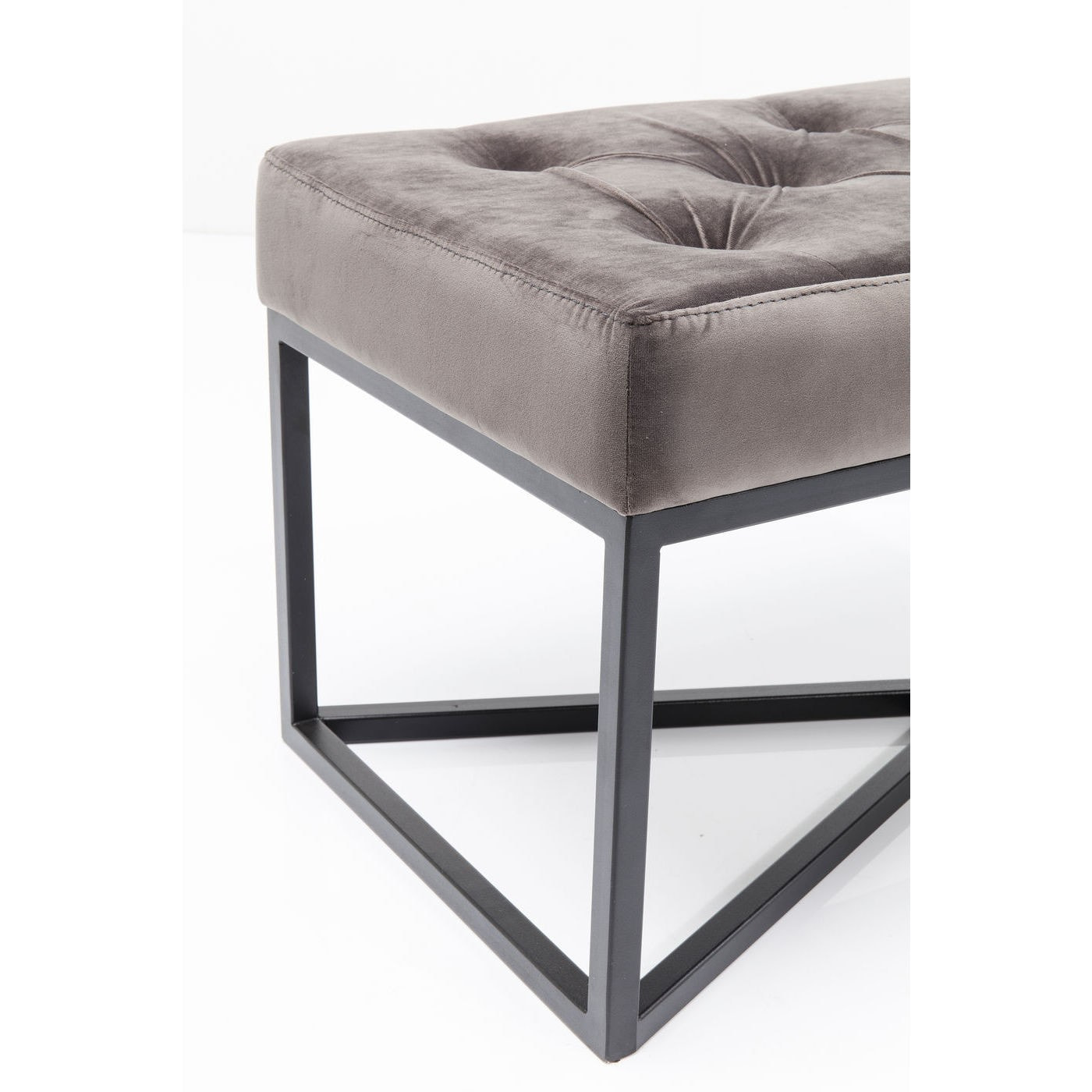 Banc Crossover gris et noir Kare Design