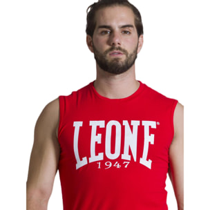 Camiseta de hombre Leone Basic de algodón sin mangas