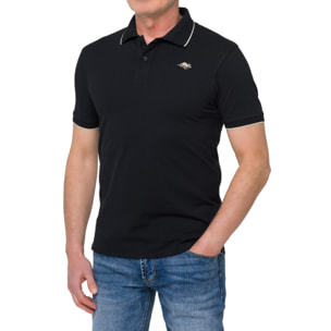 Polo con righine Hot Buttered Mareeba Nero