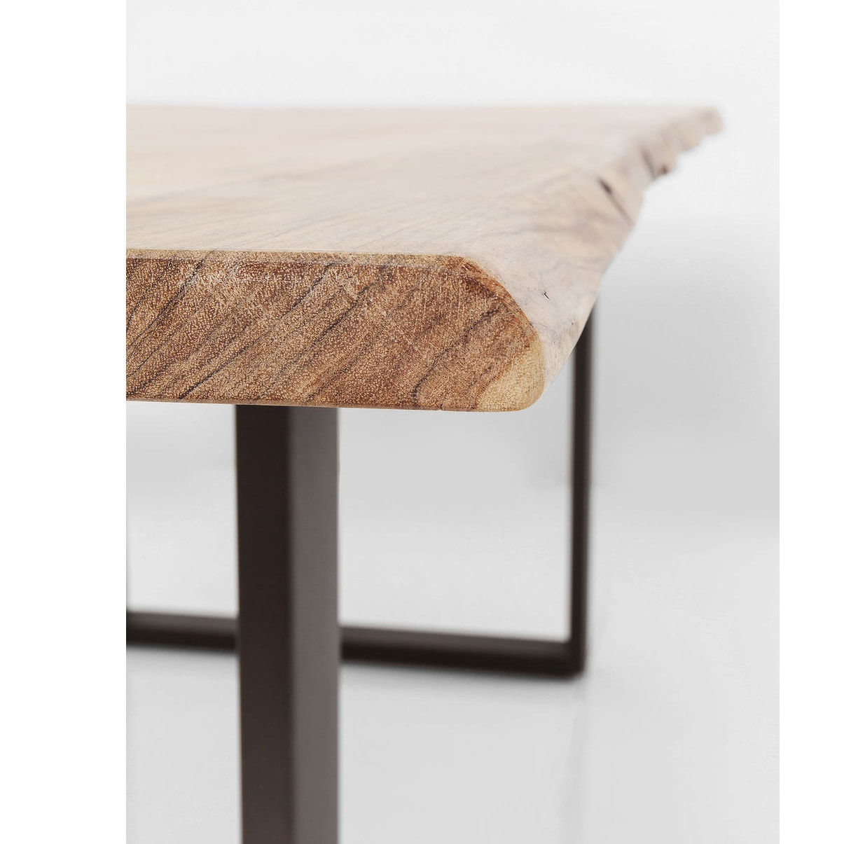 Table Harmony acacia acier Kare Design