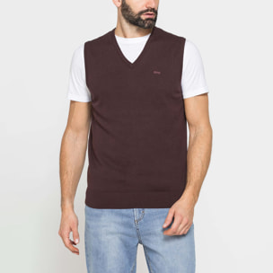 MAGLIA IN COTONE ORGANICO DA UOMO CON SCOLLO A V