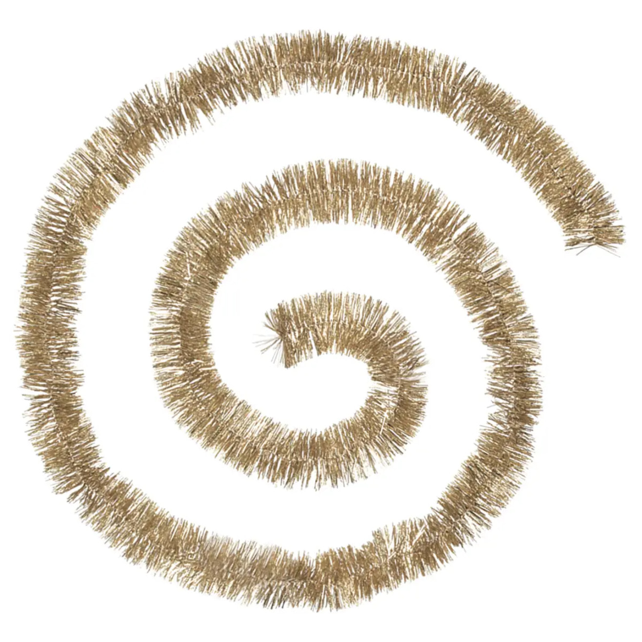 Guirlande holographique brins fins 5cmx2m 4 plis or