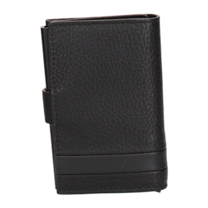 Portafoglio uomo in vera pelle - Modello Erebus Nova - Casual - 7.0 x 11.0 x 1.0 cm