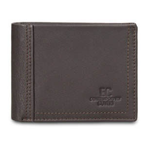 Portafoglio uomo in vera pelle - Modello Erevan Prime - Casual - 12.0 x 10.0 x 2.5 cm