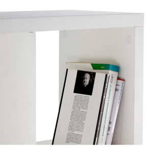 Libreria con 8 vani We Home in legno bianco opaco