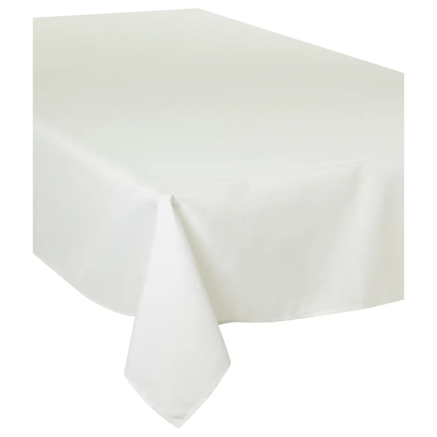 Nappe anti-tâche "Lallie" blanc ivoire 150x300cm