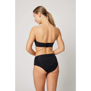 Reggiseno multiposizione nero senza spalline, coppe B e C