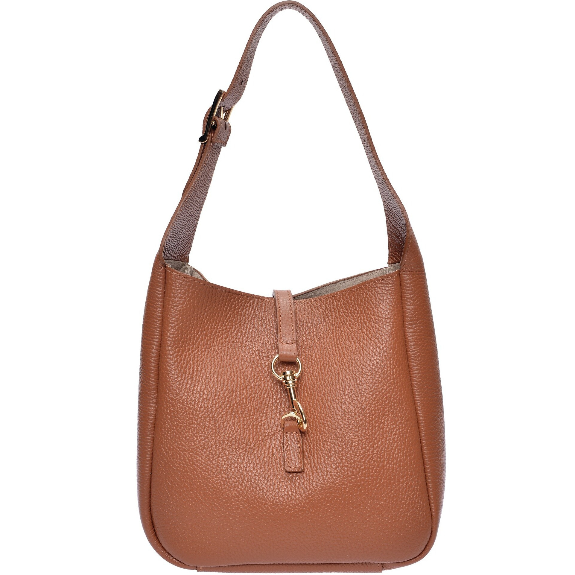 Borsa a mano Anna Luchini Cammello