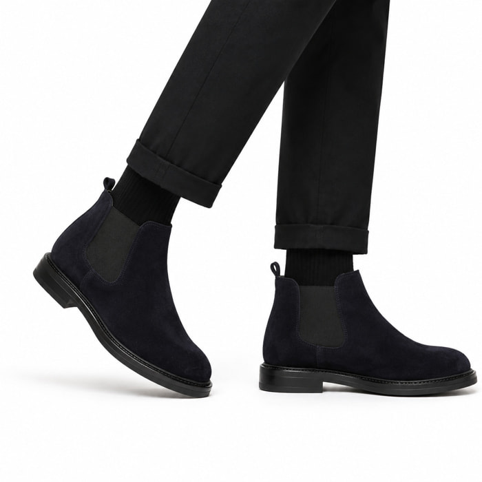 Beatles in camoscio con fascia elastica