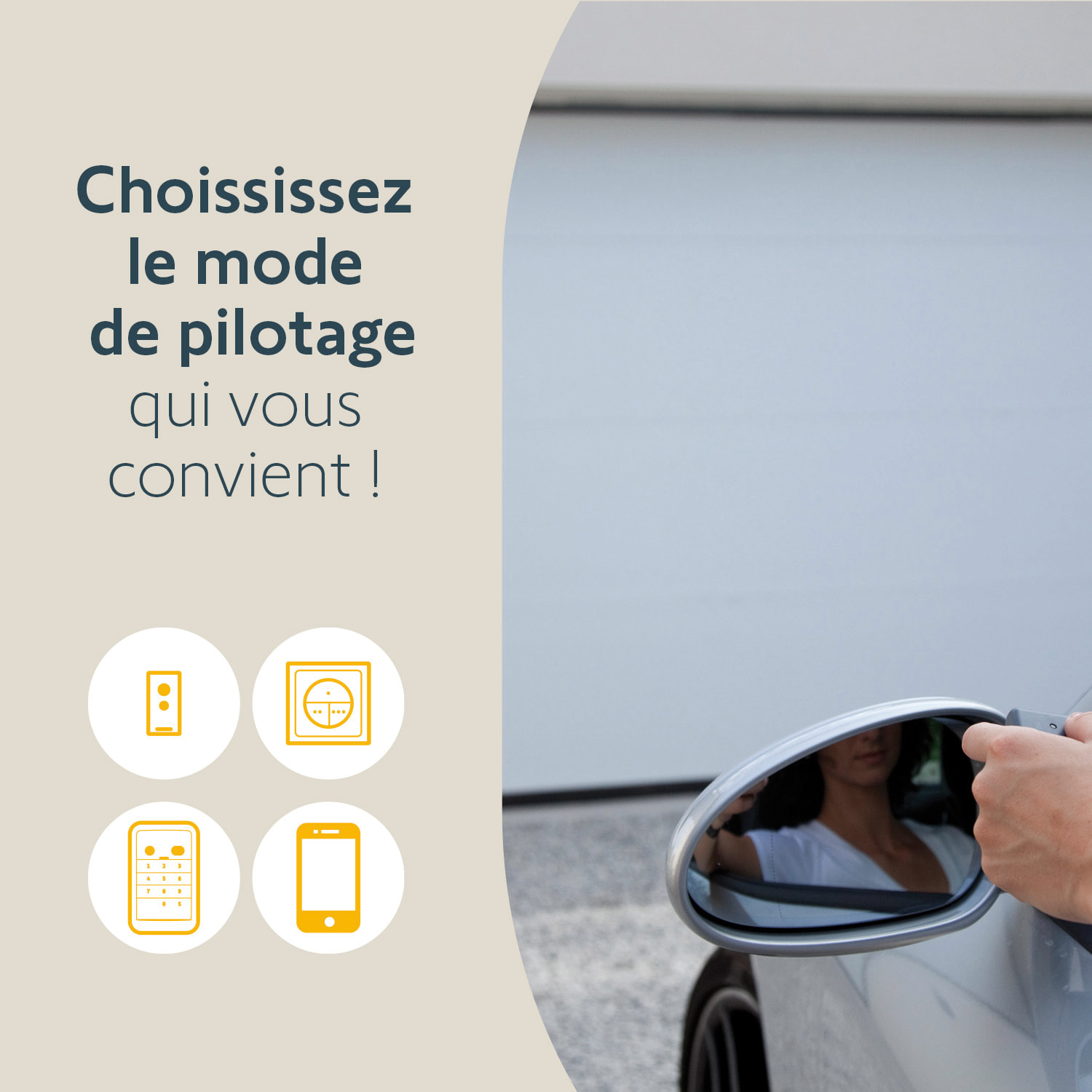 Motorisation porte de garage Serenia 1100 io Connect - Pilotable à distance avec smartphone et assistants vocaux
