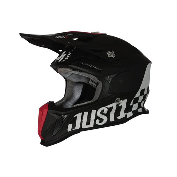 CASCO OFFROAD J18 OLD SCHOOL BLACK JUST1