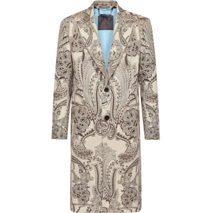 PHILIPP PLEIN ABRIGO LARGO PAISLEY