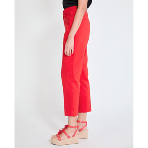 Pantaloni con nastro logo